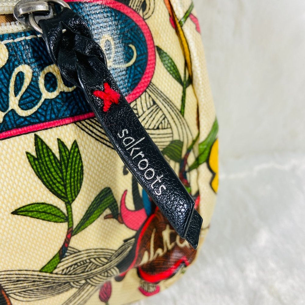 Sakroots Artist Circle Nature Birds Peace Shoulder Bag Purse - Picture 6 of 8